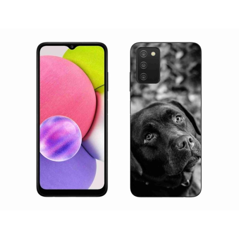 Gelový obal mmCase na mobil Samsung Galaxy A03s (166.6 x 75.9 x 9.1) - labrador