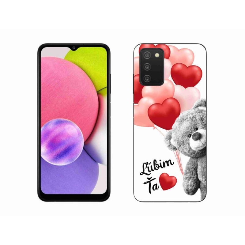 Gelový obal mmCase na mobil Samsung Galaxy A03s (166.6 x 75.9 x 9.1) - ľúbim ťa sk