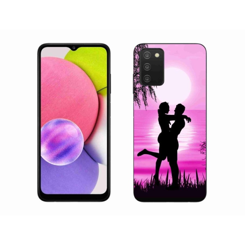 Gelový obal mmCase na mobil Samsung Galaxy A03s (166.6 x 75.9 x 9.1) - západ slunce