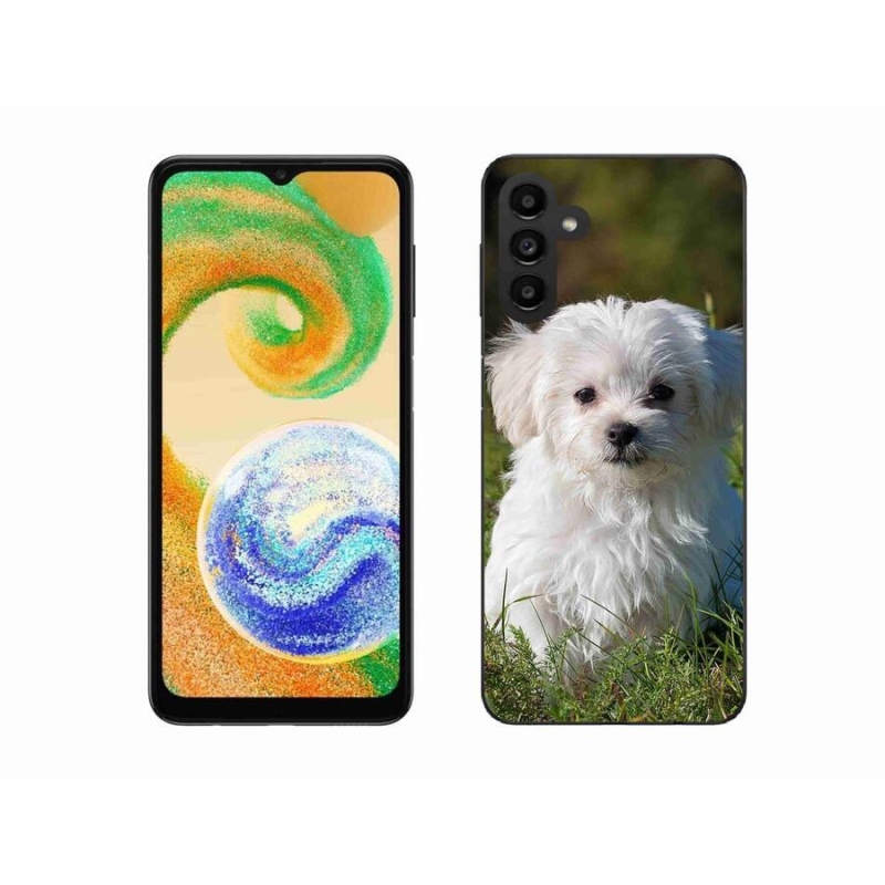 Gelový obal mmCase na mobil Samsung Galaxy A04s (164.7x76.7x9.1mm) - bišonek
