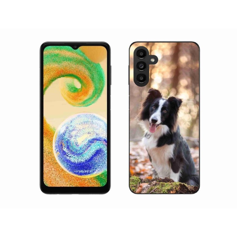 Gelový obal mmCase na mobil Samsung Galaxy A04s (164.7x76.7x9.1mm) - border kolie 1