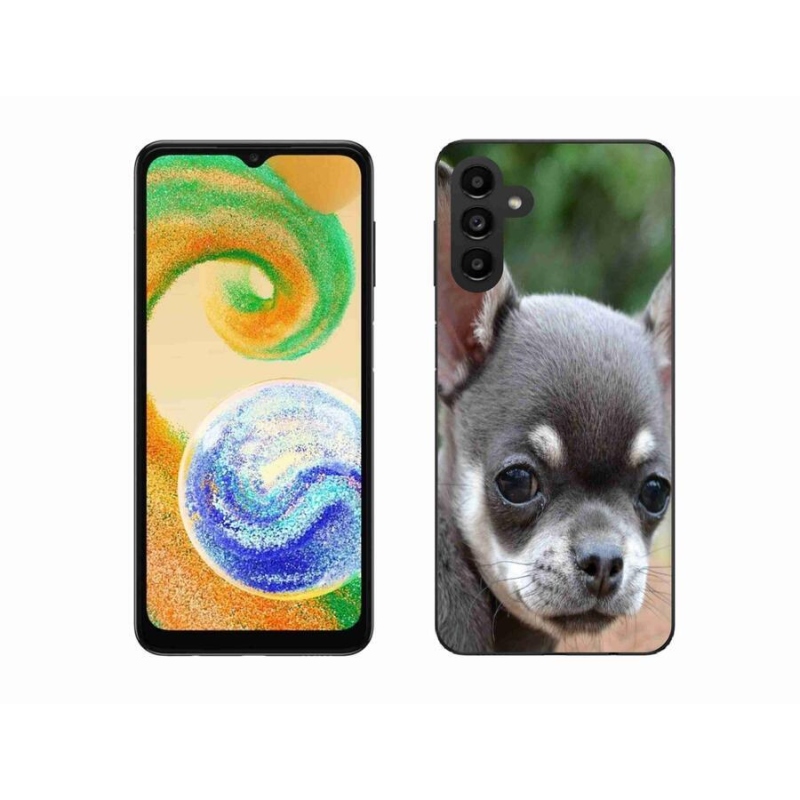 Gelový obal mmCase na mobil Samsung Galaxy A04s (164.7x76.7x9.1mm) - čivava
