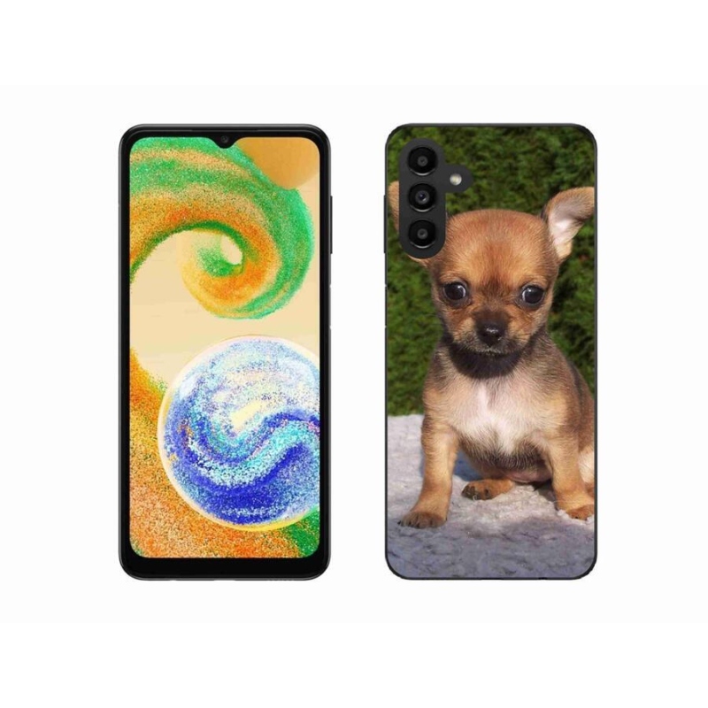 Gelový obal mmCase na mobil Samsung Galaxy A04s (164.7x76.7x9.1mm) - čivava 3