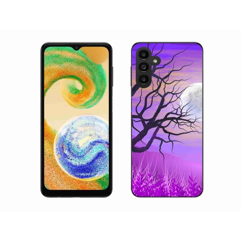 Gelový obal mmCase na mobil Samsung Galaxy A04s (164.7x76.7x9.1mm) - kreslený opadaný strom