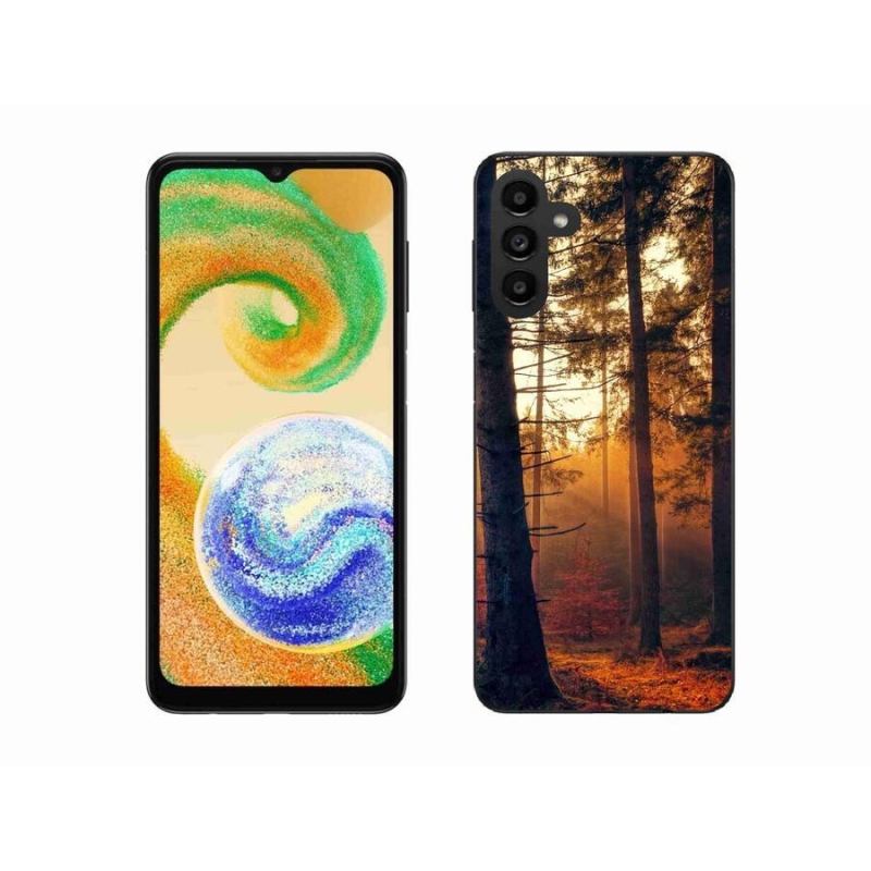 Gelový obal mmCase na mobil Samsung Galaxy A04s (164.7x76.7x9.1mm) - les