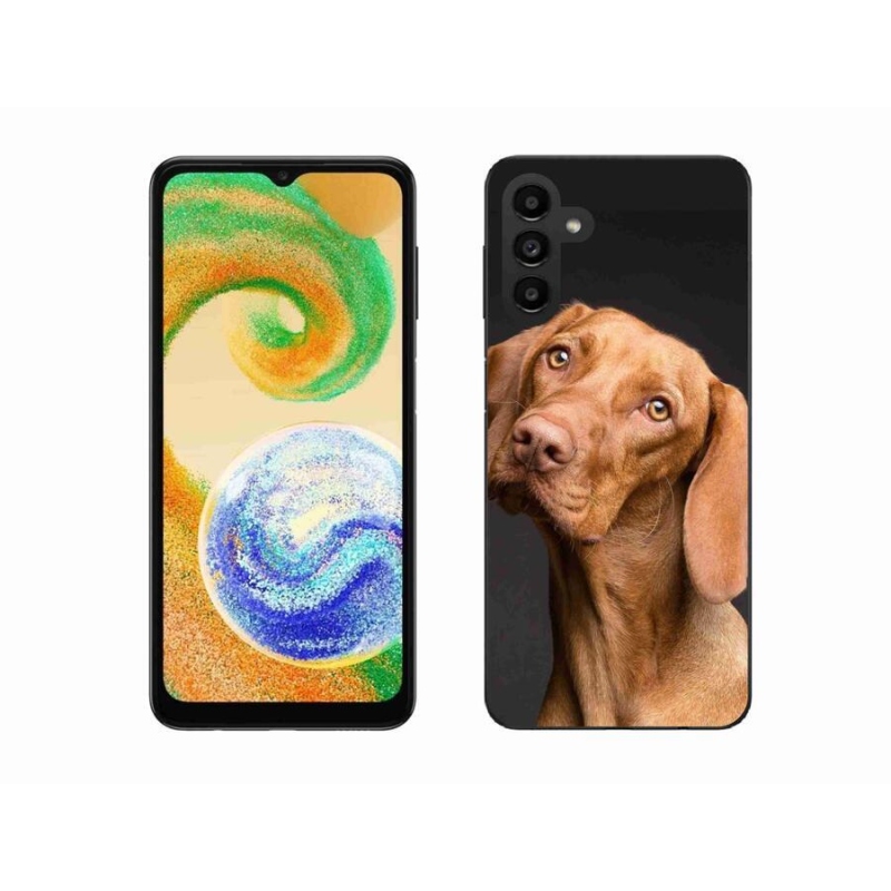 Gelový obal mmCase na mobil Samsung Galaxy A04s (164.7x76.7x9.1mm) - maďarský ohař