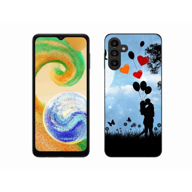 Gelový obal mmCase na mobil Samsung Galaxy A04s (164.7x76.7x9.1mm) - zamilovaný pár