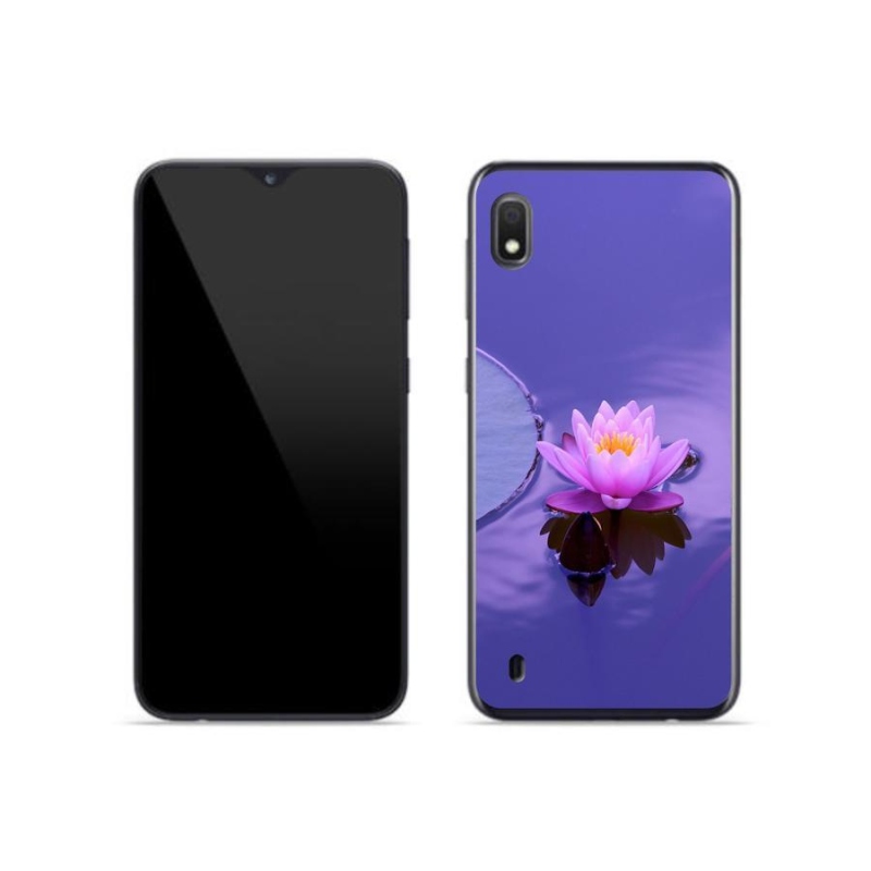 Gelový obal mmCase na mobil Samsung Galaxy A10 - květ na hladině