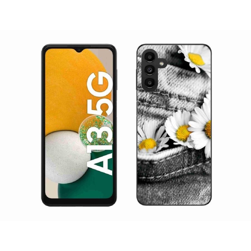 Gelový obal mmCase na mobil Samsung Galaxy A13 5G - kopretiny