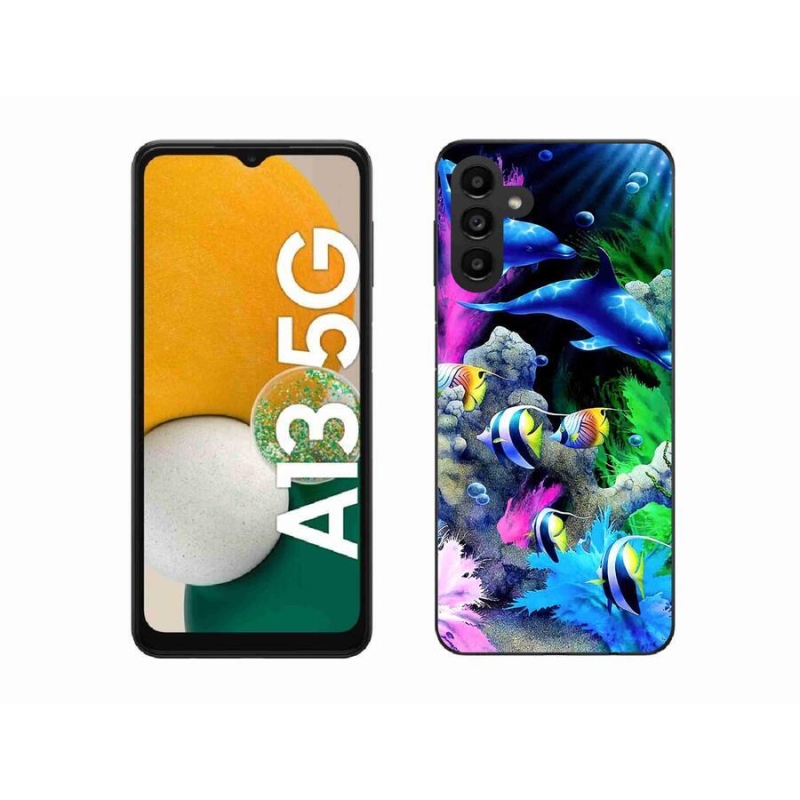Gelový obal mmCase na mobil Samsung Galaxy A13 5G - mořský svět