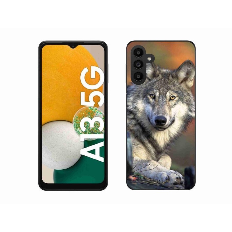 Gelový obal mmCase na mobil Samsung Galaxy A13 5G - vlk