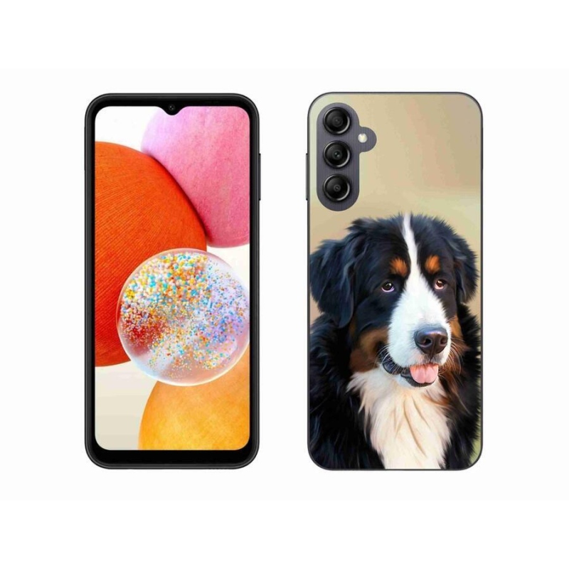 Gelový obal mmCase na mobil Samsung Galaxy A14 4G/5G - bernský salašnický pes