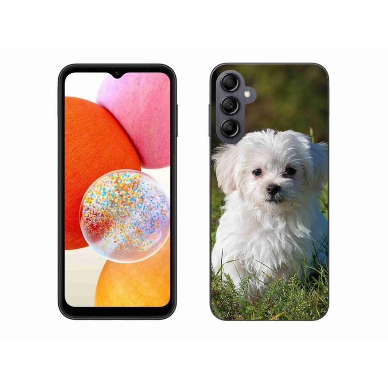 Gelový obal mmCase na mobil Samsung Galaxy A14 4G/5G - bišonek