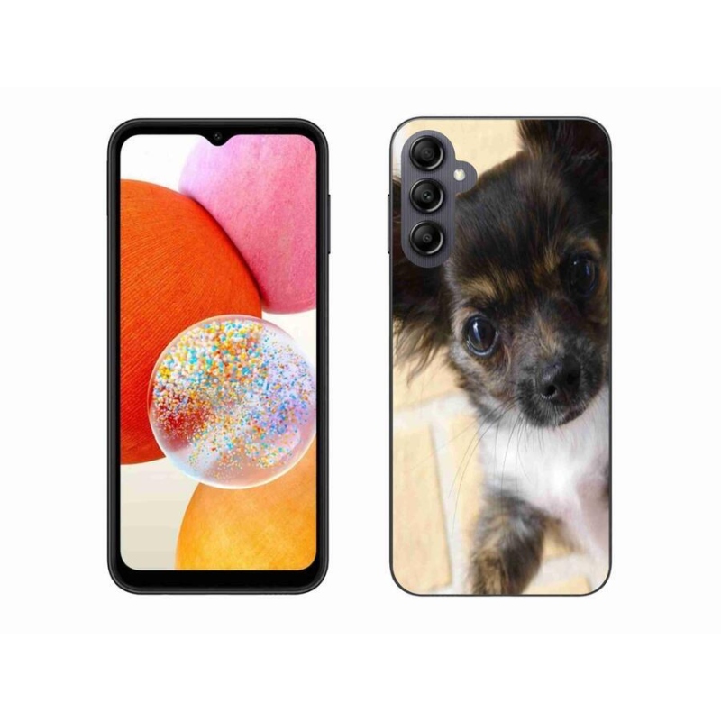 Gelový obal mmCase na mobil Samsung Galaxy A14 4G/5G - čivava 2