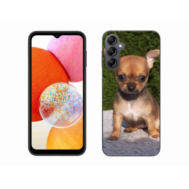 Gelový obal mmCase na mobil Samsung Galaxy A14 4G/5G - čivava 3