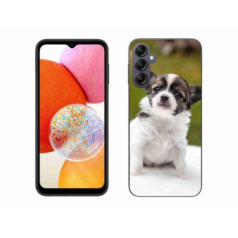 Gelový obal mmCase na mobil Samsung Galaxy A14 4G/5G - čivava 4