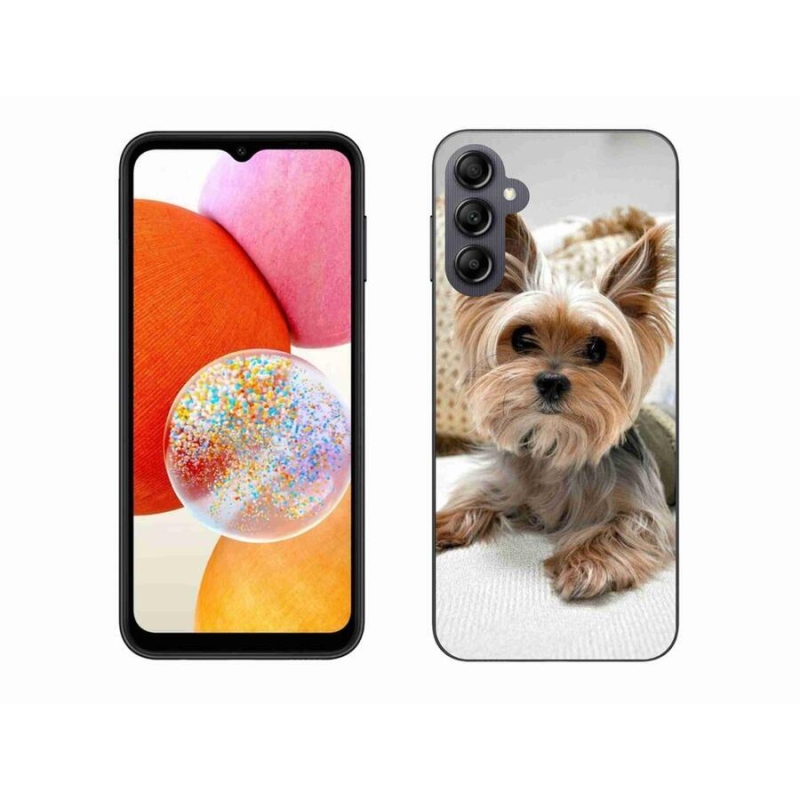 Gelový obal mmCase na mobil Samsung Galaxy A14 4G/5G - jorkšír 5