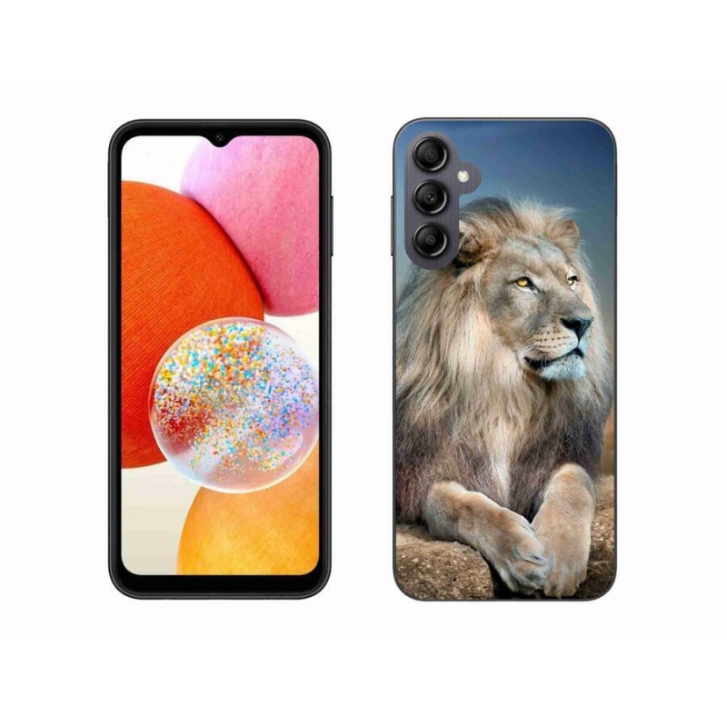 Gelový obal mmCase na mobil Samsung Galaxy A14 4G/5G - lev 1