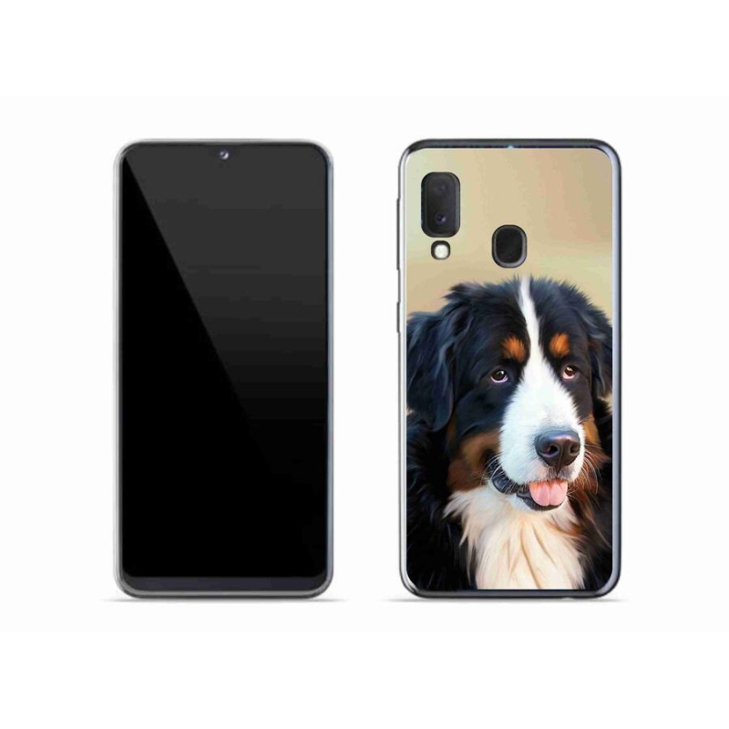 Gelový obal mmCase na mobil Samsung Galaxy A20e - bernský salašnický pes