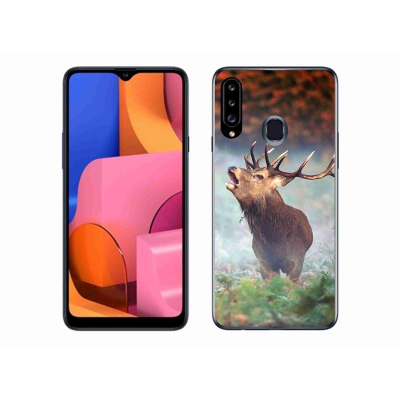 Gelový obal mmCase na mobil Samsung Galaxy A20s - jelen 2