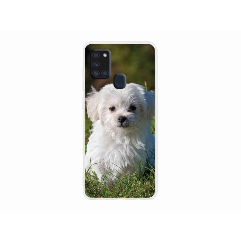 Gelový obal mmCase na mobil Samsung Galaxy A21s - bišonek