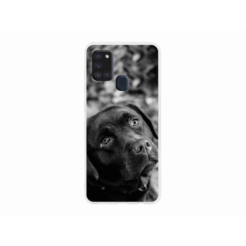 Gelový obal mmCase na mobil Samsung Galaxy A21s - labrador