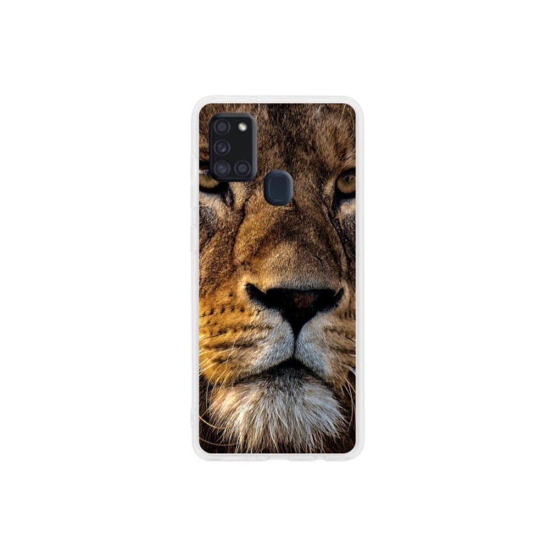 Gelový obal mmCase na mobil Samsung Galaxy A21s - lev