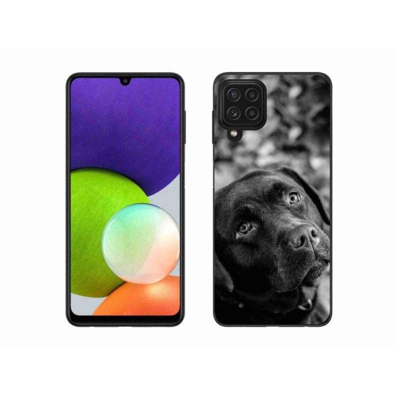 Gelový obal mmCase na mobil Samsung Galaxy A22 4G - labrador