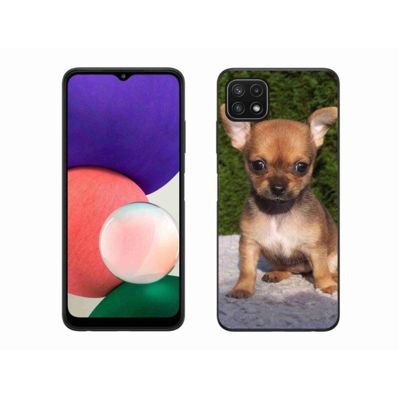 Gelový obal mmCase na mobil Samsung Galaxy A22 5G - čivava 3