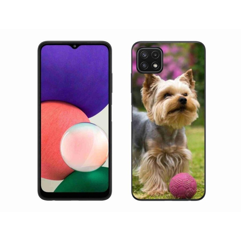 Gelový obal mmCase na mobil Samsung Galaxy A22 5G - jorkšír 4