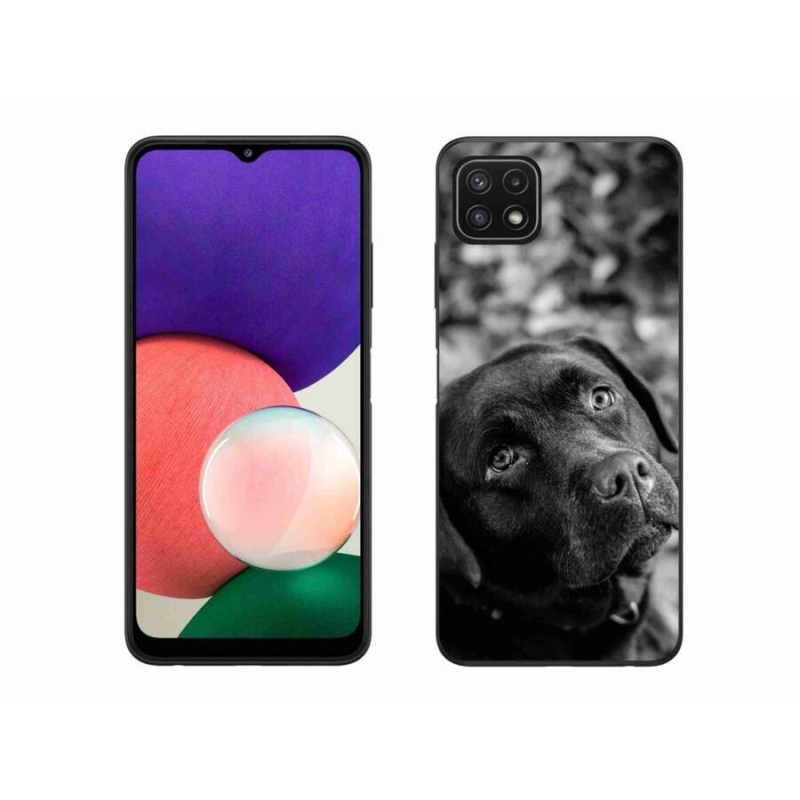 Gelový obal mmCase na mobil Samsung Galaxy A22 5G - labrador