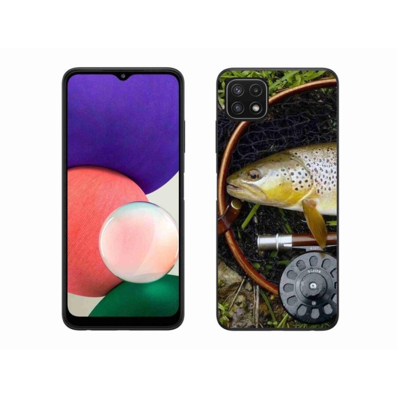 Gelový obal mmCase na mobil Samsung Galaxy A22 5G - pstruh 2