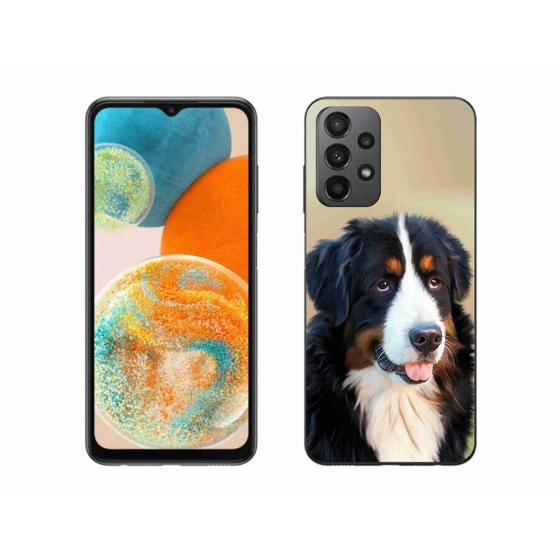 Gelový obal mmCase na mobil Samsung Galaxy A23 4G/5G - bernský salašnický pes