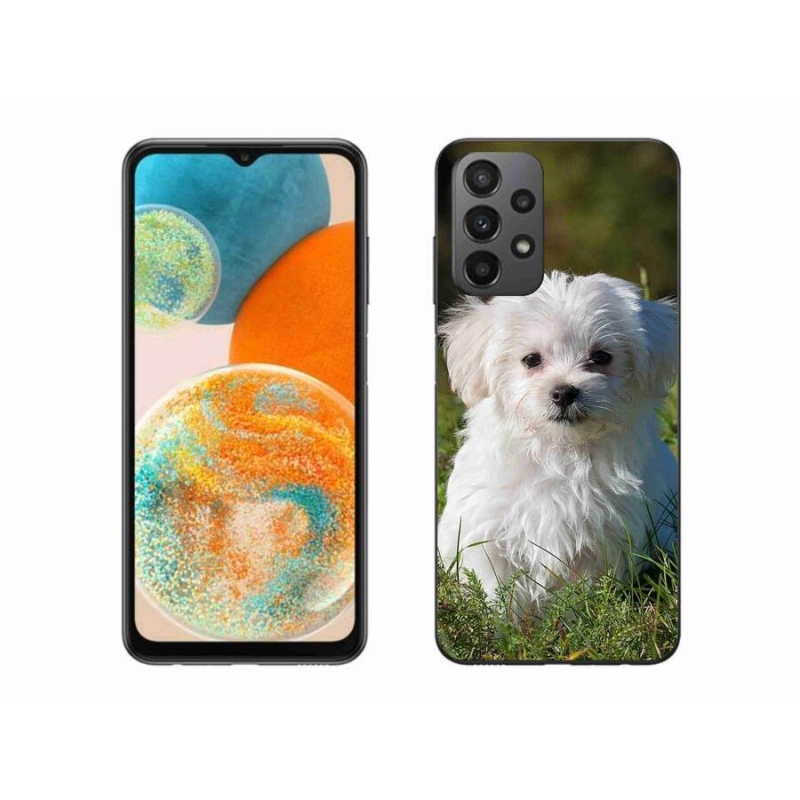 Gelový obal mmCase na mobil Samsung Galaxy A23 4G/5G - bišonek