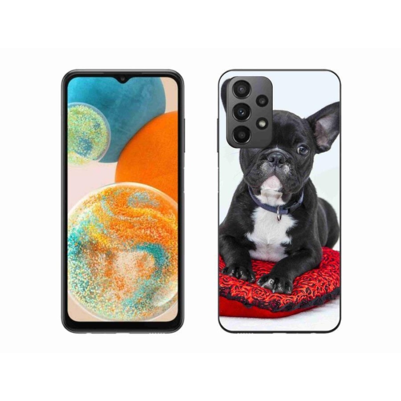 Gelový obal mmCase na mobil Samsung Galaxy A23 4G/5G - buldok