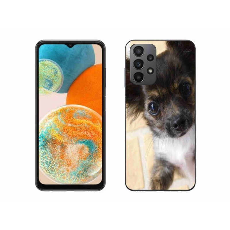 Gelový obal mmCase na mobil Samsung Galaxy A23 4G/5G - čivava 2