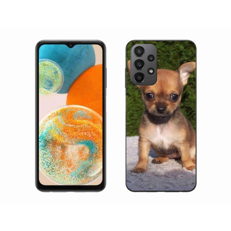 Gelový obal mmCase na mobil Samsung Galaxy A23 4G/5G - čivava 3