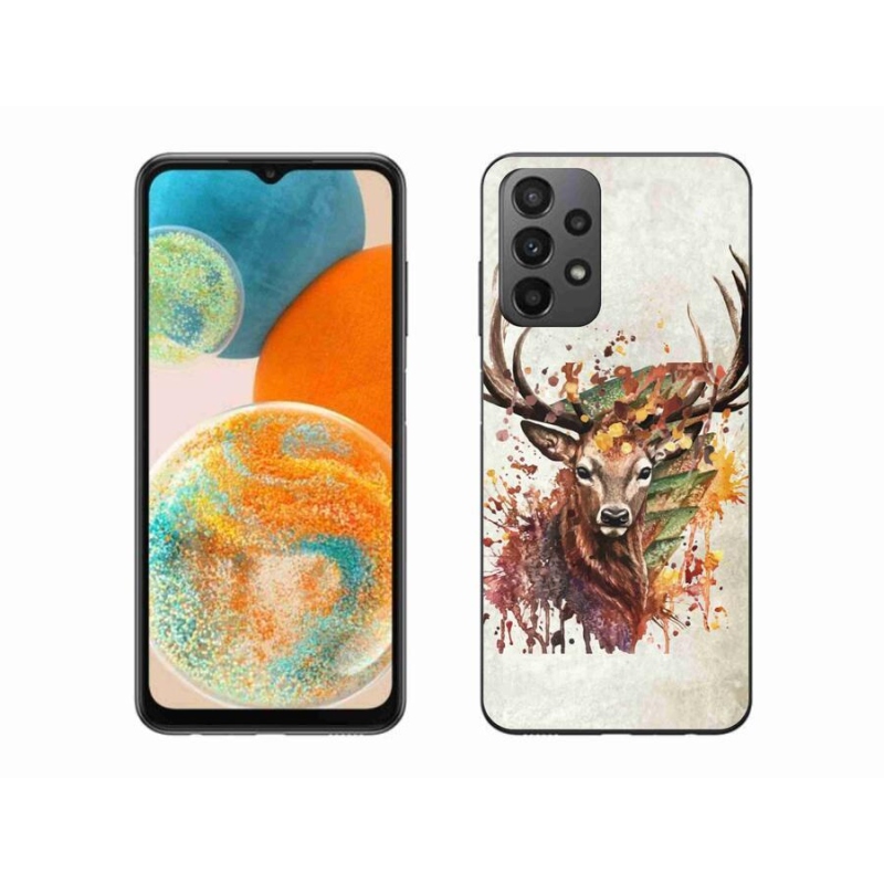 Gelový obal mmCase na mobil Samsung Galaxy A23 4G/5G - jelen 1
