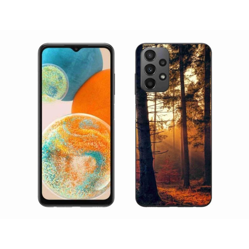 Gelový obal mmCase na mobil Samsung Galaxy A23 4G/5G - les