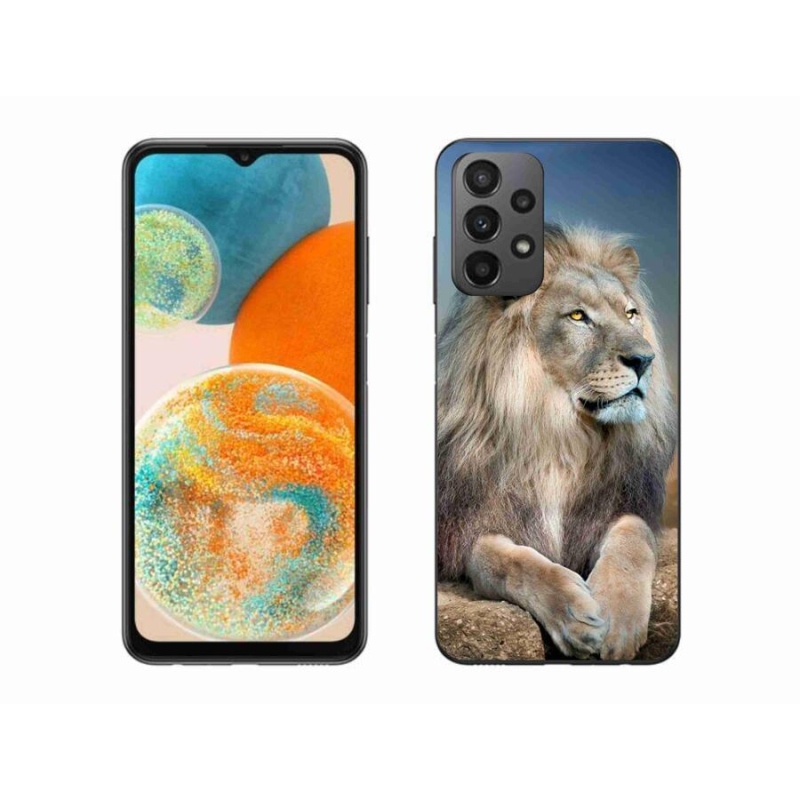 Gelový obal mmCase na mobil Samsung Galaxy A23 4G/5G - lev 1