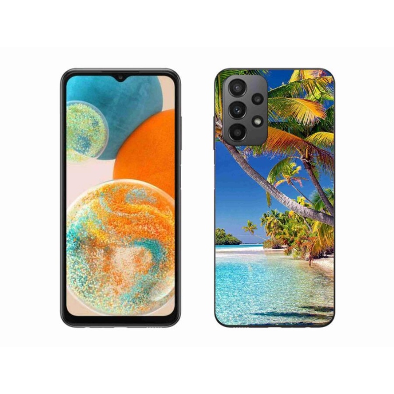 Gelový obal mmCase na mobil Samsung Galaxy A23 4G/5G - mořská pláž
