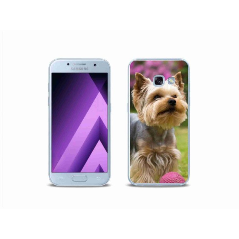 Gelový obal mmCase na mobil Samsung Galaxy A3 (2017) - jorkšír 4