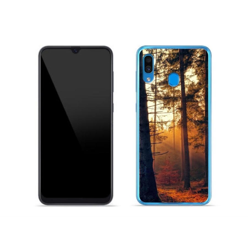 Gelový obal mmCase na mobil Samsung Galaxy A30 - les
