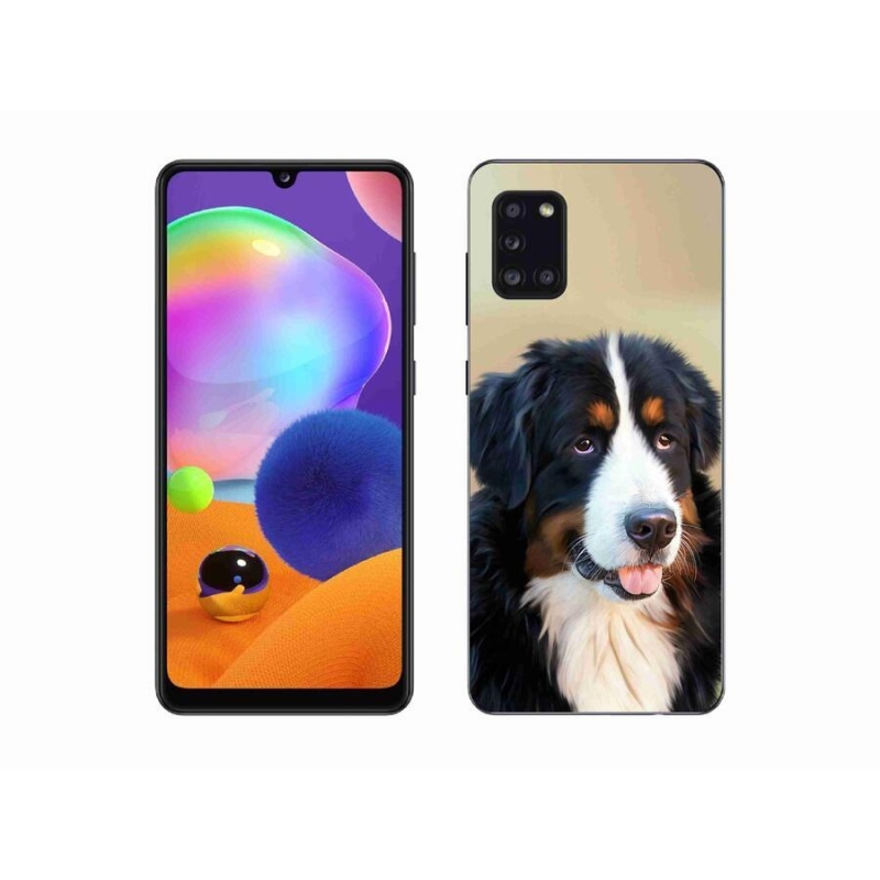Gelový obal mmCase na mobil Samsung Galaxy A31 - bernský salašnický pes