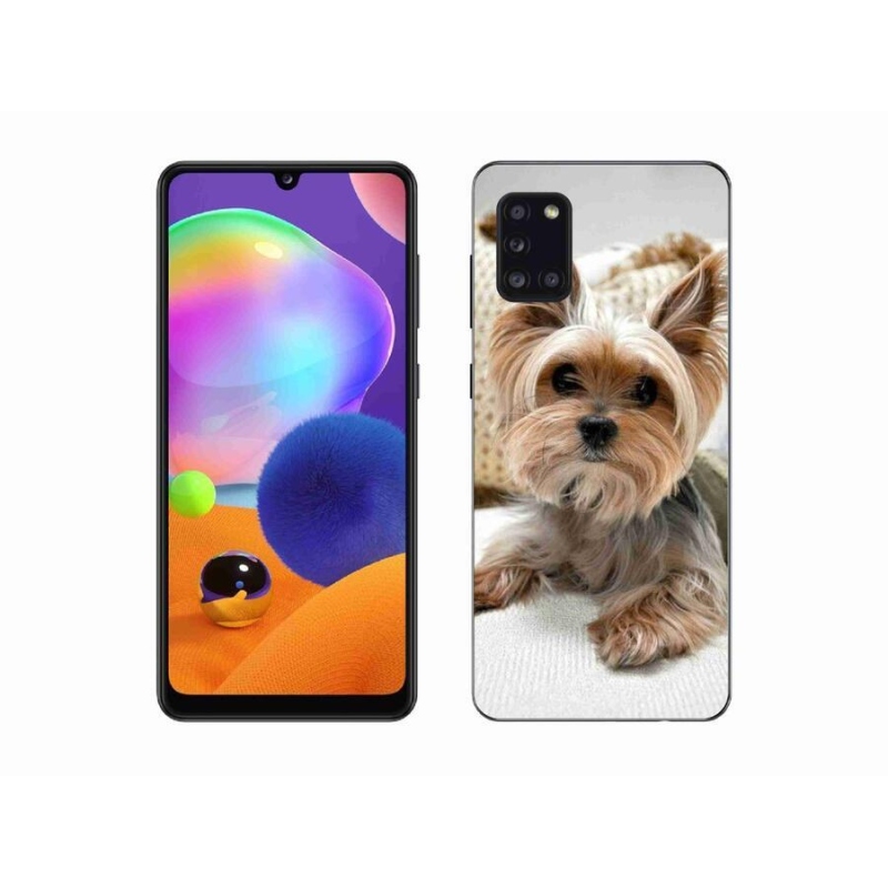 Gelový obal mmCase na mobil Samsung Galaxy A31 - jorkšír 5