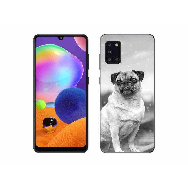 Gelový obal mmCase na mobil Samsung Galaxy A31 - mops
