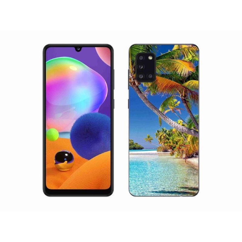 Gelový obal mmCase na mobil Samsung Galaxy A31 - mořská pláž