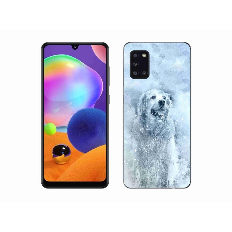 Gelový obal mmCase na mobil Samsung Galaxy A31 - retrívr