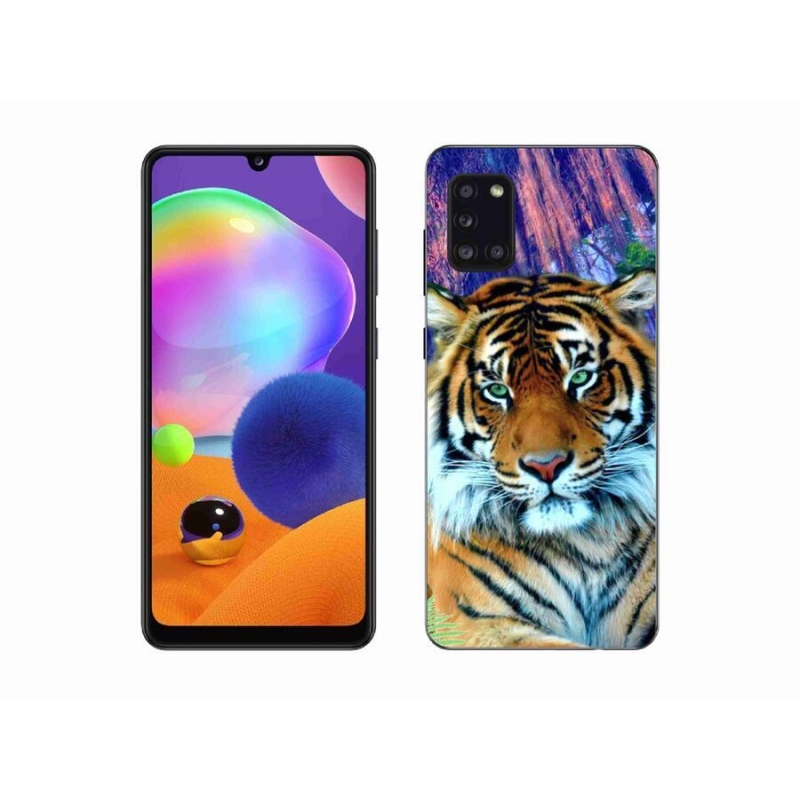 Gelový obal mmCase na mobil Samsung Galaxy A31 - tygr