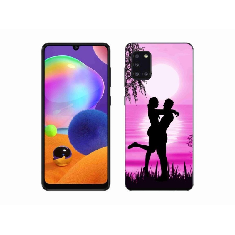 Gelový obal mmCase na mobil Samsung Galaxy A31 - západ slunce